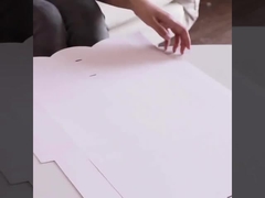 Kreatywny szalik opakowanie pudełko składane koszulka piżama bielizna pudełko prezent wyrafinowany prezent