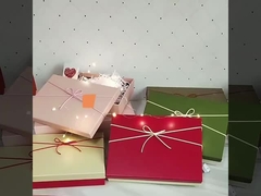 Luksusowe opakowania papierowe z dwóch sztuk kartonu z wyjmowaną pokrywą, sztywne pudełka z prezentami, logo na zamówienie