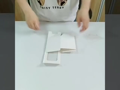 Boîte d'affichage transparente personnalisée de petite taille en papier kraft, carton blanc pour aromathérapie ou cadeaux