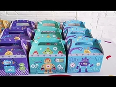 Niestandardowe opakowanie na Halloween Papierowy pudełko kolorowe Pudełko cukiernicze Pudełko zabawki Pudełko logo imprezy świątecznej