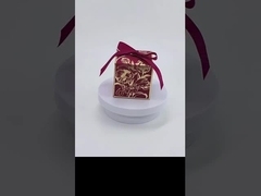 Pudełko na cukierki Złote Białe Pudełko na cukierki Małe Pudełko na cukierki Wykwintne Pudełko na prezent