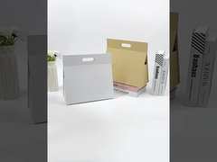 Przenośne, jednoczęściowe magnetyczne pudełko prezentowe, składane, z niestandardowym logo do pakowania butikowego