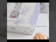 Zestaw uroczych torebek na prezenty z królikiem, pastelowe torby z kwiatowym wzorem