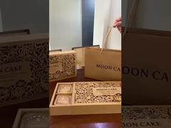 Zestaw upominkowy Premium Mooncake 8 szt. w stylu Guangzhou z ciastkami księżycowymi z płynnym nadzieniem w chińskim wzornictwie
