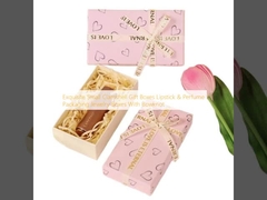 Wspaniałe małe pudełka z kapustami do prezentów Lipstick & Perfume Packaging Jewelry Boxes With Bowknot