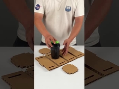 Ekologiczne opakowanie premium z tektury falistej na filiżanki ceramiczne do kawy, świece, z możliwością personalizacji marki