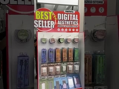 Niestandardowe kartonowe regały ekspozycyjne podłogowe, układane w stosy, skrzynie, napoje, wolnostojące regały kartonowe