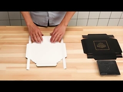 Niestandardowe pudełko z czekoladą na prezent, tacę wewnętrzną z UV i stampem na gorąco, składane pudełko papierowe