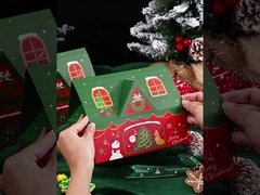 3D domek świąteczny Apple Box Set Świąteczne opakowania prezentów