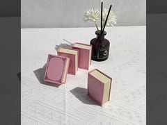 Sztywny pudełko podarunkowe Vintage Flip Top Książka w kształcie biżuterii Pudełko wielofunkcyjne Pudełko do pierścieni Naszyjniki