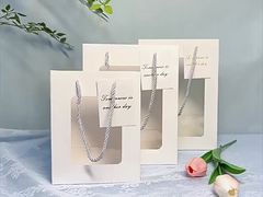 Torba podarunkowa przezroczysta Torba podarunkowa kreatywna Torba papierowa bukiet opakowania Torba podarunkowa