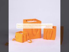 Paper Shopping Bags Gift Bag Packaging For Potted Succulents Honey & More