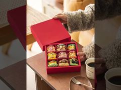 Premium Przejrzysty Macaron Gift Box Macaron Packaging 9 Cell Walentynki Dzień Matki Pudełko deserów