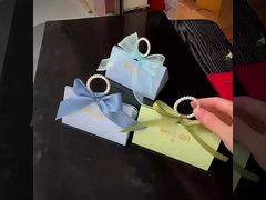 Custom White Cardboard Wedding Engagement Favor Boxes Elegant Gift Boxes For Candy & Souvenirs