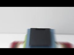 Solid Color Paper Bag With Logo Printing Thick White Card Shopping Gift Bag Clothing Store Handbag