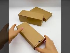 Custom corrugated box Kraft Paper Drawer Box Foldable Rigid Box With Silk Screen Hot Stamping, UV Pr