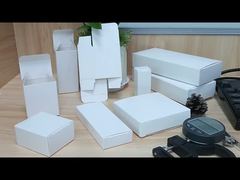 Petite boîte blanche Boîte de prise rectangulaire Boîte d'emballage Boîte en carton blanc Boîte en papier blanc Vente en gros